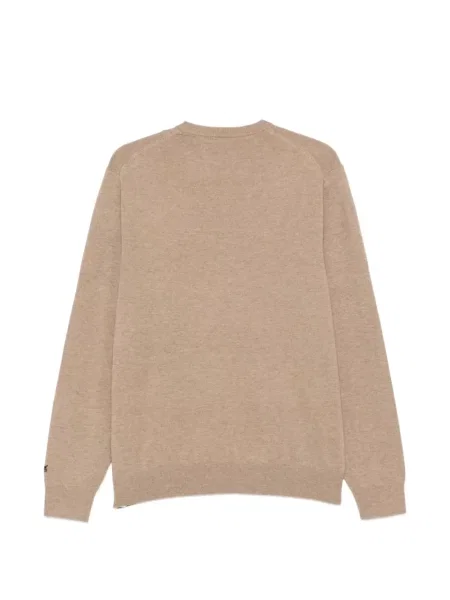 Pulover Mc2 Saint Barth cu broderie cu decolteu rotund