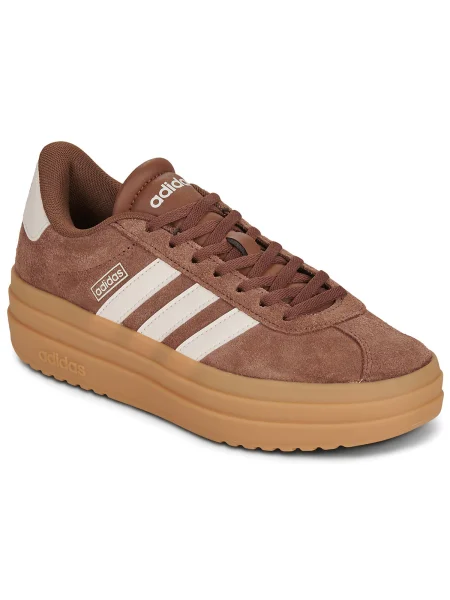 Velúr félcipő Adidas barna