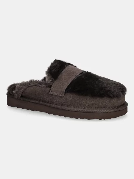 Semišové papuče Answear.LAB hnědá