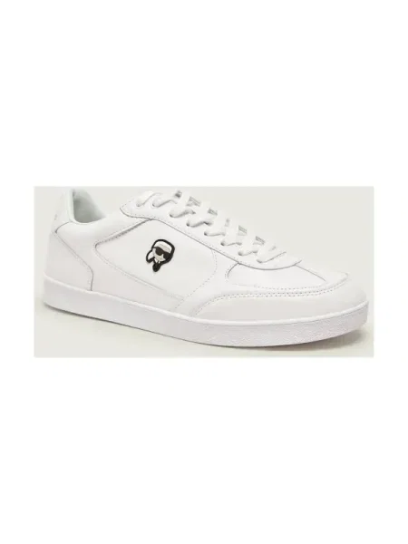Sneakerși Karl Lagerfeld din piele alb