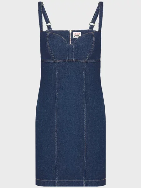 Джинсова сукня Guess синя