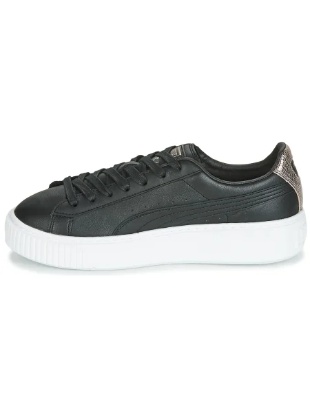 Pantofi Puma din piele de căprioară negru