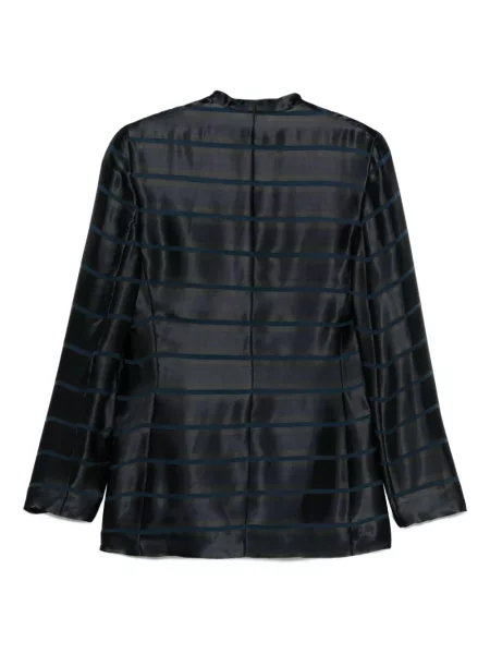 Pruhované sako Giorgio Armani Pre-owned modré