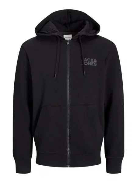 JACK & JONES Gornji dio trenirke crna