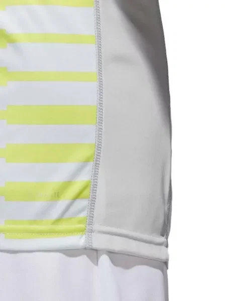 Lung hanorac Adidas din canvas alb