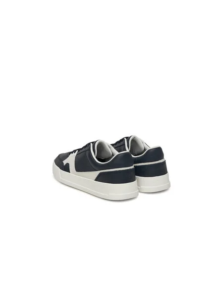 Tommy Hilfiger Sneakersy Th Court Craft Mix Tmavomodrá