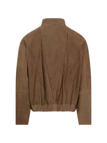 Geanta de piele Giorgio Armani maro