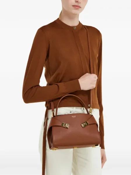Geantă Ferragamo maro