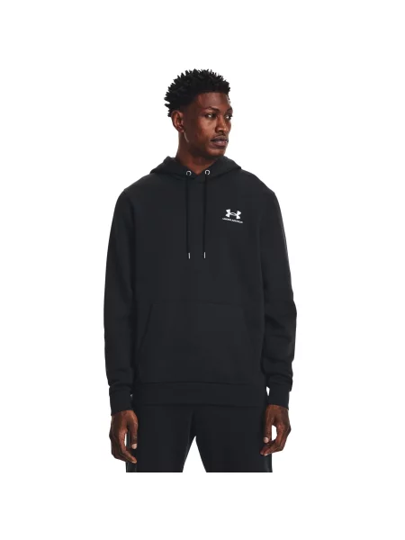 Флийс суичър с качулка Under Armour черно