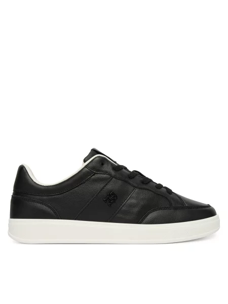 TOMMY HILFIGER Nizke superge HERITAGE COURT' črna