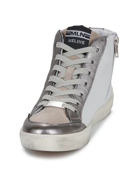 Pantofi Meline alb