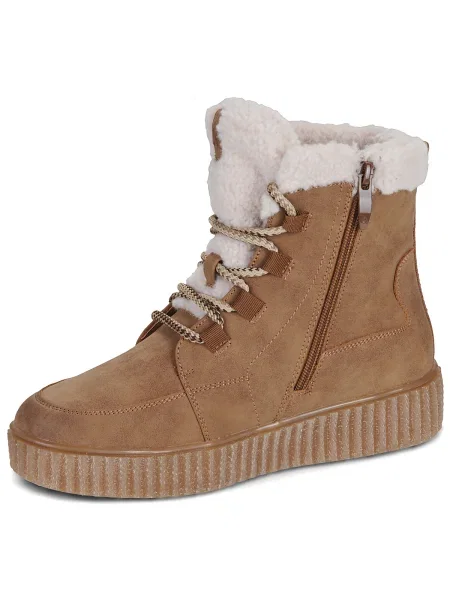 Detské snehule Kimberfeel Rebby cognac hnedá