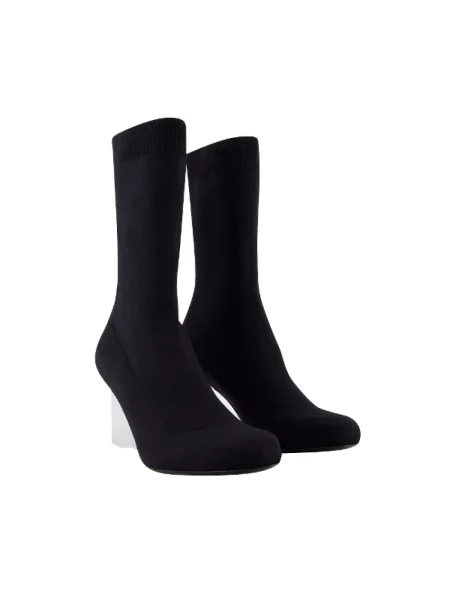 Kozaki Alexander Mcqueen wsuwane czarne