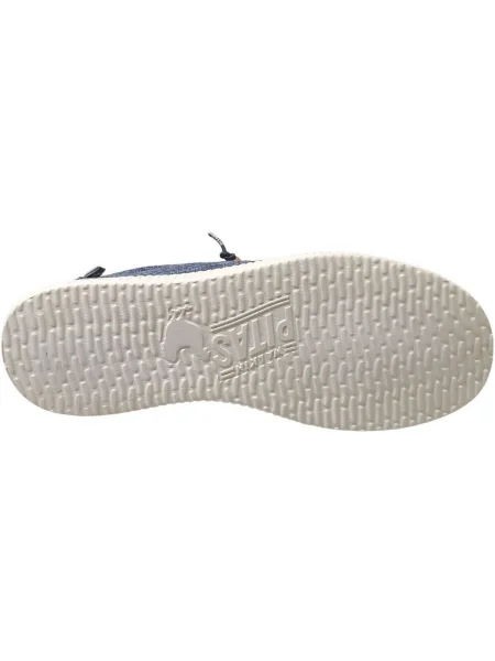 Pantofi Pitas de in albastru