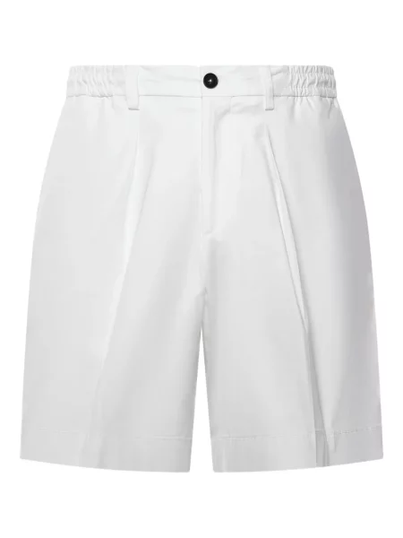 Pantaloni scurți Be Able plisate alb