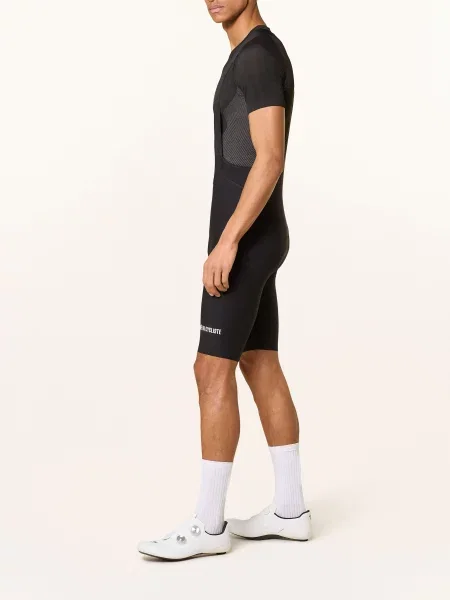 Café Du Cycliste Cyklistické Kalhoty Se Šlemi A Polstrovanou Vložkou Marinette černá