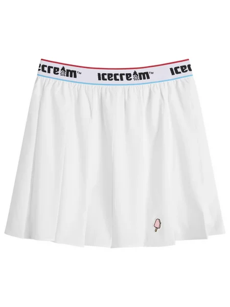 Spódnica plisowana Icecream biała