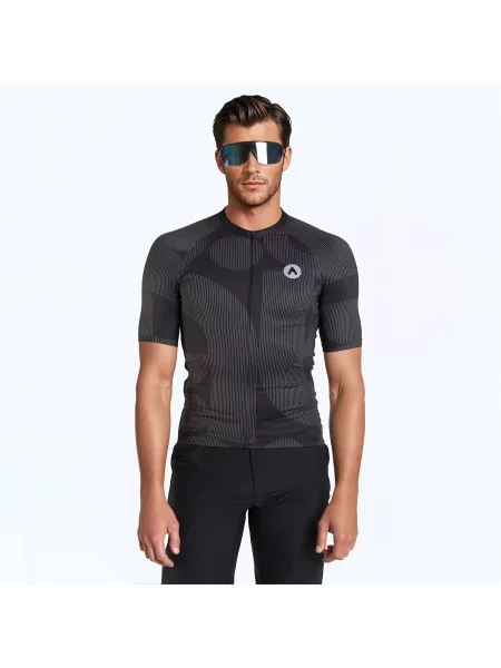 Tricou de ciclism pentru bărbați ATTABO Vites negru