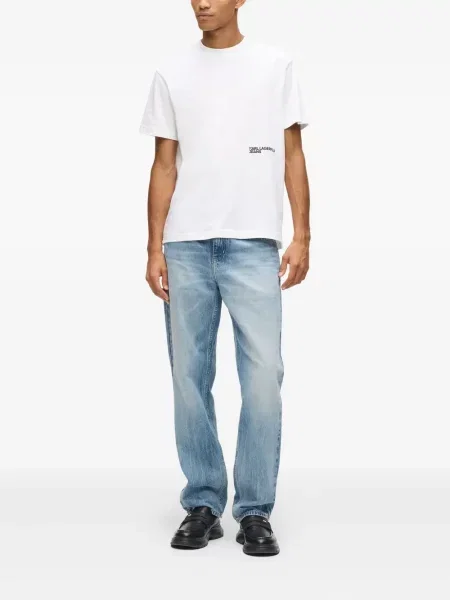 Blugi Karl Lagerfeld Jeans albastru