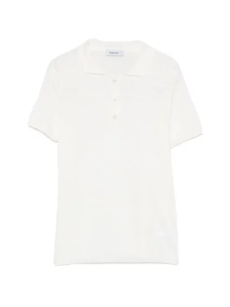 Tricou polo Base alb