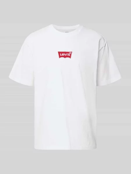 T-shirt o kroju regular fit z czystej bawełny Levi's biała