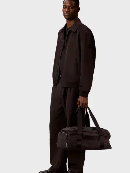 Сумка Calvin Klein с принтом черная