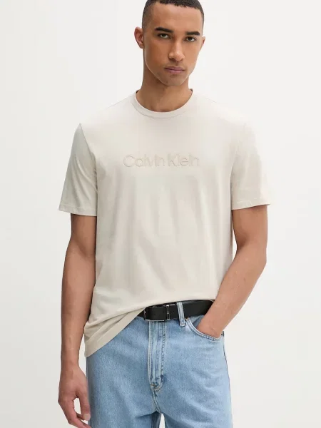 Calvin Klein tričko pánske béžová