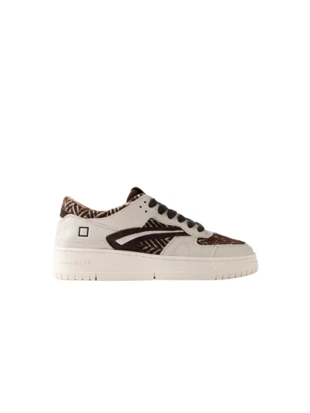 Sneakersy D.a.t.e. brązowe