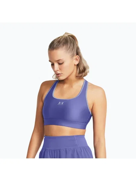 Olcsóbban. Fitness melltartó Under Armour Authentics Mid Paddles starlight/celeste/celeste. Méret: XL lila