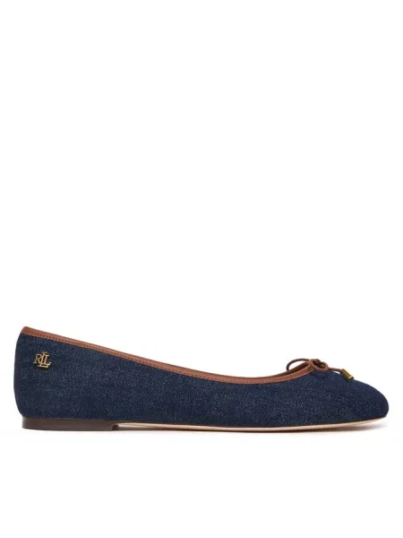 Baleriny LAUREN RALPH LAUREN niebieskie