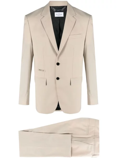 Costum Philipp Plein de costum cu un singur rând de nasturi cu autograf