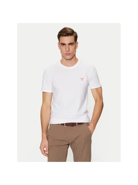 Guess Póló Slim Fit fehér