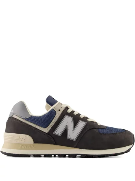 Sneakerși New Balance 574 cu imagine maro
