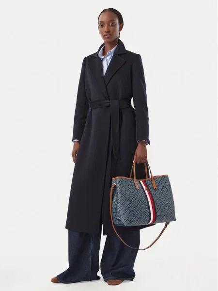 Torbica Tommy Hilfiger Th Monoplay Satchel Corp Tamnoplava