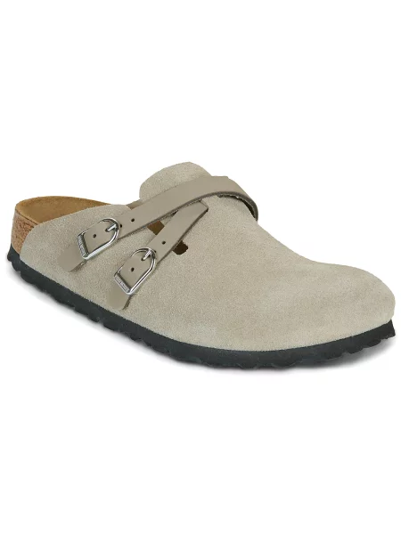 BIRKENSTOCK Nizki natikači Blair temno siva bež