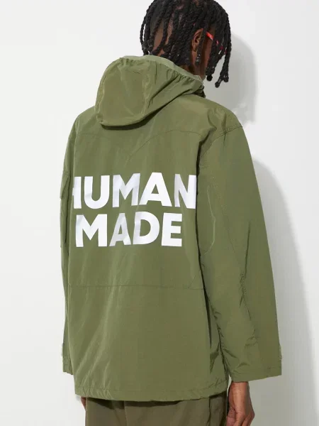 Куртка Human Made Mountain Parka перехідна зелений
