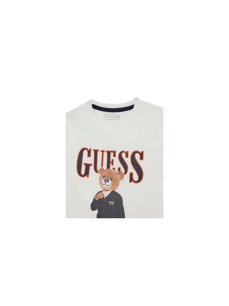 Guess Marškinėliai Regular Fit balta