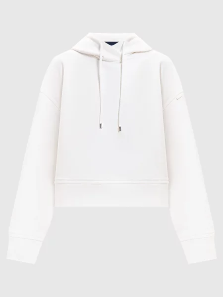 Худі SPDSLOGAN з розрізами Max Mara Sportmax біле