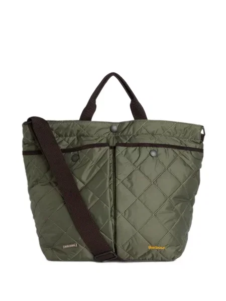 Ватиран чанта Barbour зелено