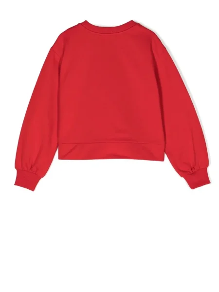 Bluza dziecięca Moschino czerwona