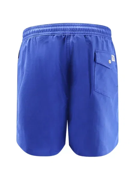 Ριγέ κορδόνι περίσφιξης πιτζάμας Polo Ralph Lauren με κέντημα μπλε