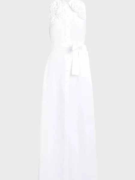 Костюмна сукня-сорочка Karl Lagerfeld в квіточку біла