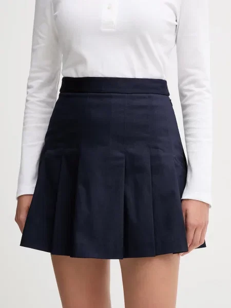 Lacoste fustă bleumarin mini evazati