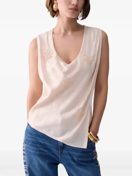 Top Liu Jo cu broderie
