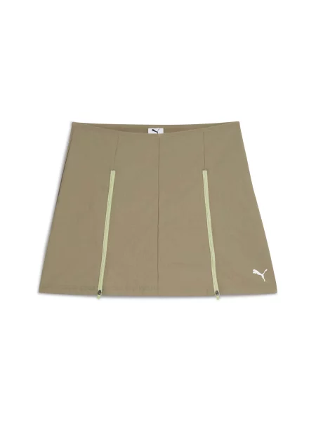 Спідниця міді PUMA Dare To Zip-off Skirt комбінований верх коричневий