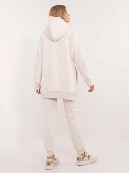Trening Fashionhunters melange alb
