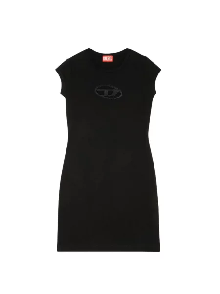 Diesel sukienka D-ANGIEL mini prosta czarny