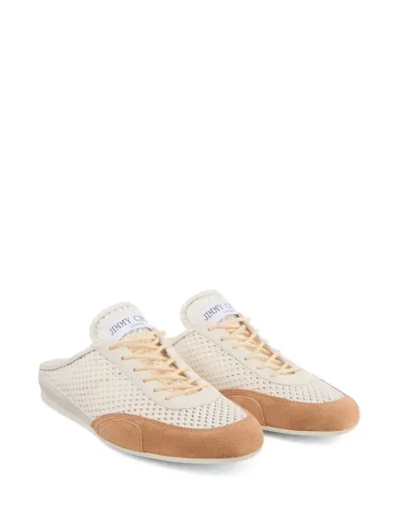 Sneakerși Jimmy Choo plasă alb
