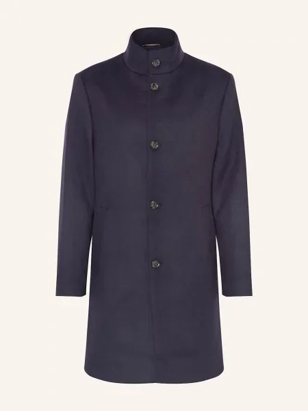 Tommy Hilfiger Vlněný Kabát tmavě modrá