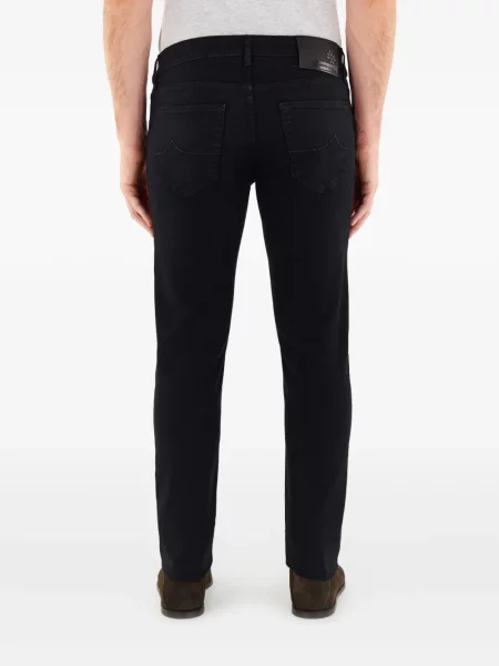 Blugi Jacob Cohen Academy cu 5 buzunare negru
